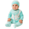 Baby 5-Piece Cotton Unisex  Outfit  Set | Shirt, Pajama, Footed Pajama, Cap & Bib